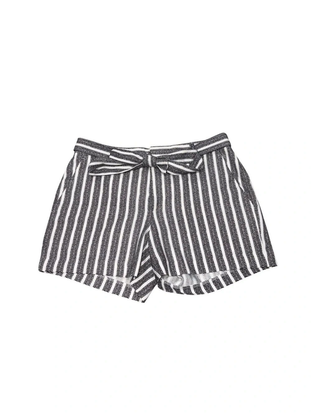 320. Banana Republic NWOT Women’s Black and White Stripe High-Waist Shorts